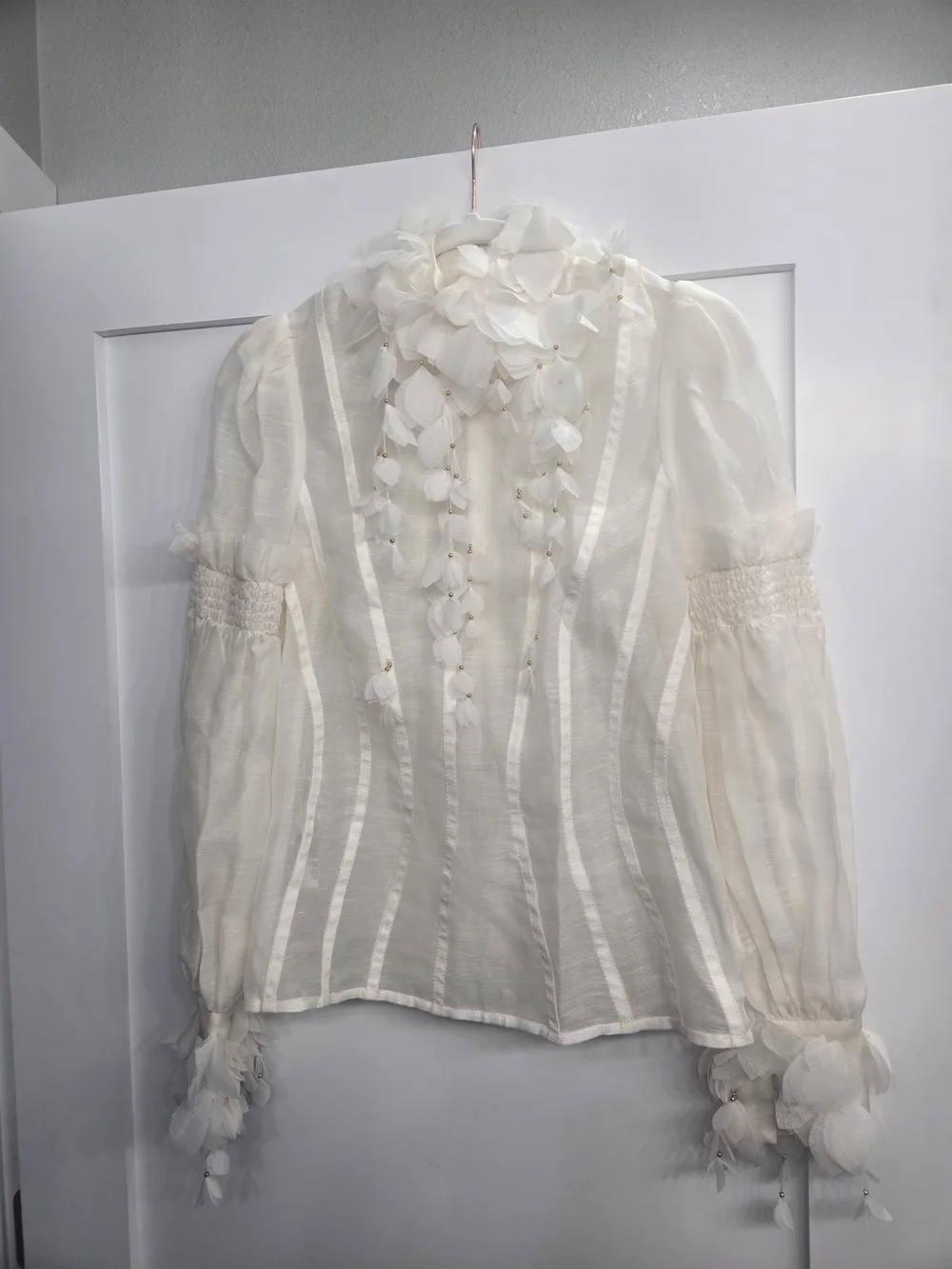 NWOT Zimmermann Wattle Floral Blouse Size 2 US M - Picture 4 of 10